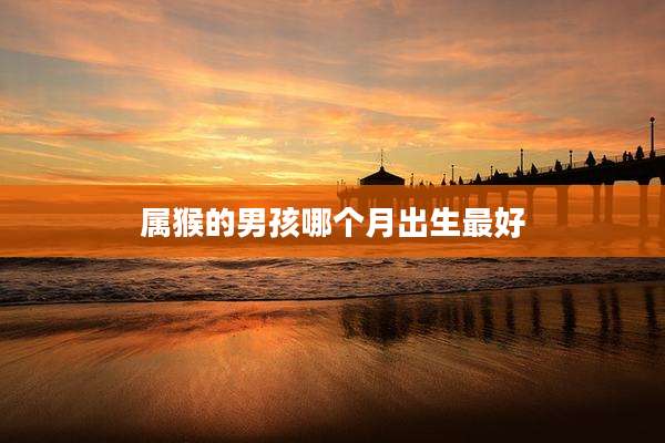 属猴的男孩哪个月出生最好