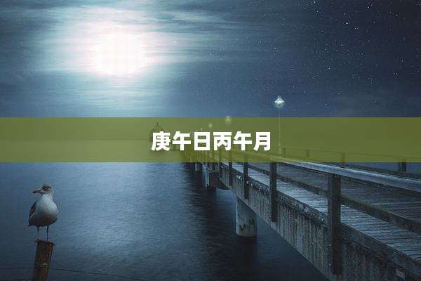 庚午日丙午月