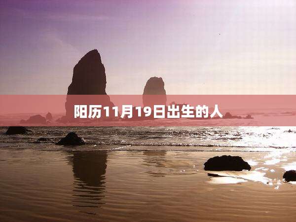 阳历11月19日出生的人