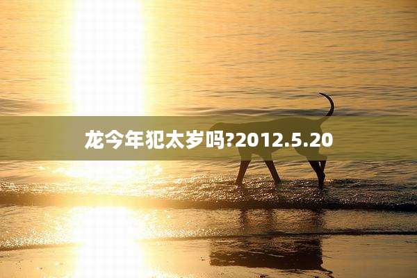 龙今年犯太岁吗?2012.5.20
