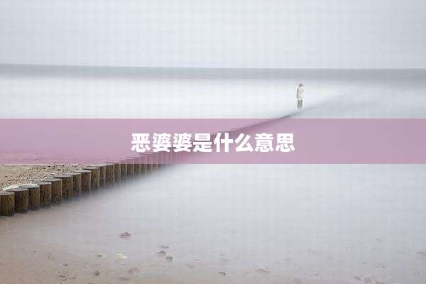 恶婆婆是什么意思