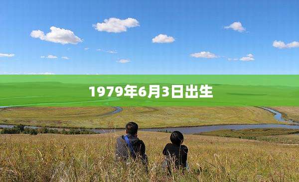 1979年6月3日出生