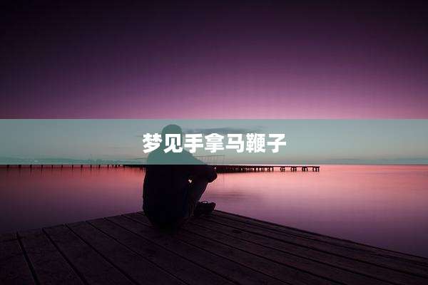 梦见手拿马鞭子