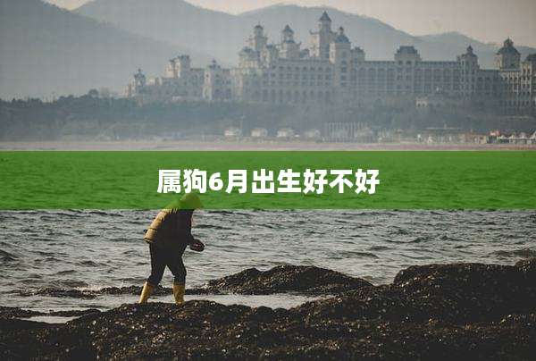 属狗6月出生好不好