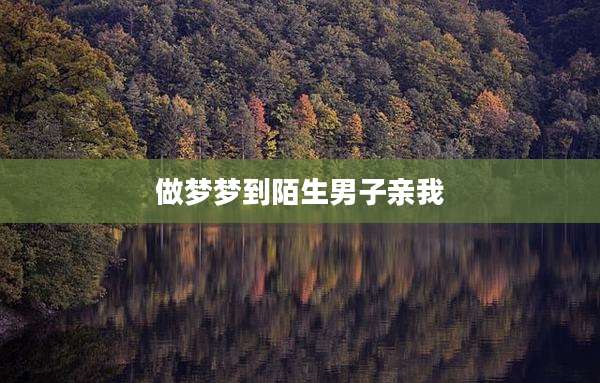 做梦梦到陌生男子亲我