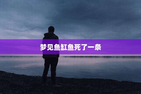 梦见鱼缸鱼死了一条