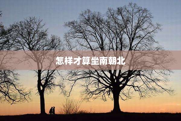 怎样才算坐南朝北