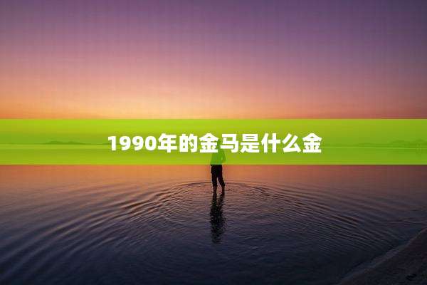 1990年的金马是什么金