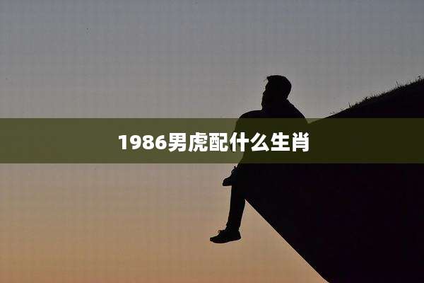 1986男虎配什么生肖