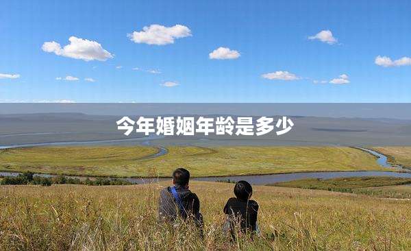 今年婚姻年龄是多少