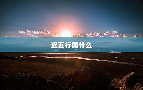 迟五行属什么