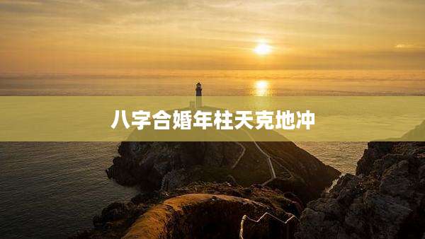 八字合婚年柱天克地冲
