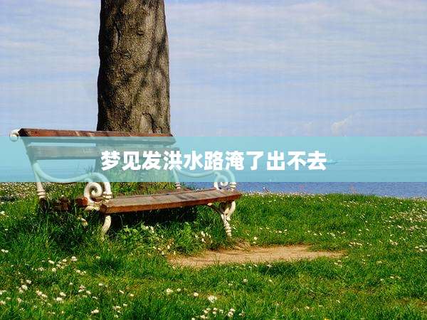 梦见发洪水路淹了出不去