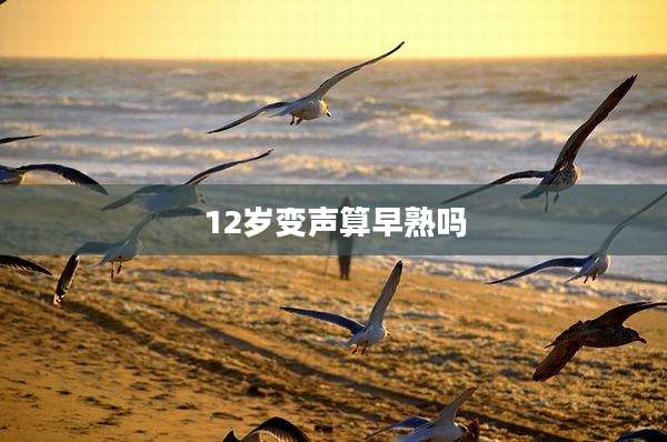 12岁变声算早熟吗