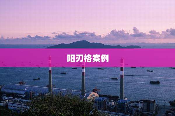 阳刃格案例