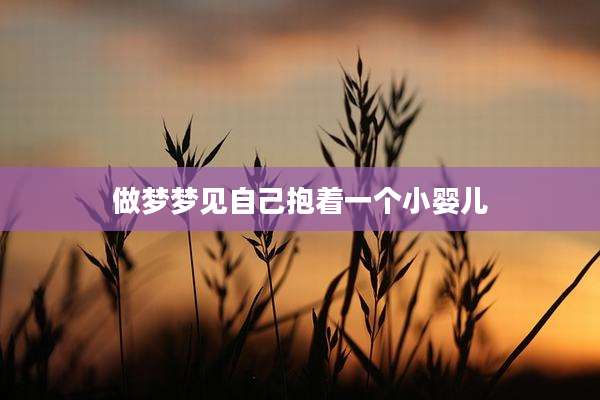 做梦梦见自己抱着一个小婴儿