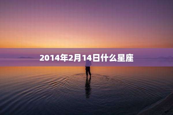 2014年2月14日什么星座