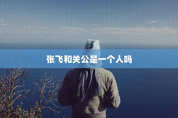 张飞和关公是一个人吗