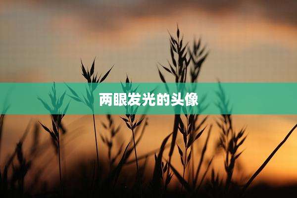 两眼发光的头像