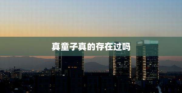 真童子真的存在过吗