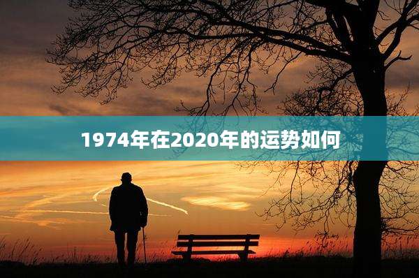 1974年在2020年的运势如何