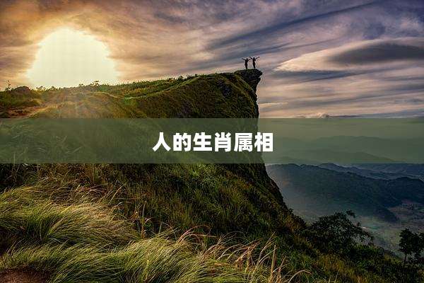 人的生肖属相