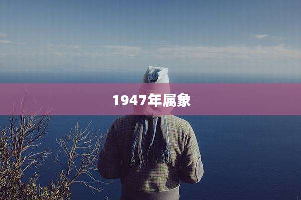 1947年属象