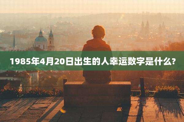1985年4月20日出生的人幸运数字是什么?