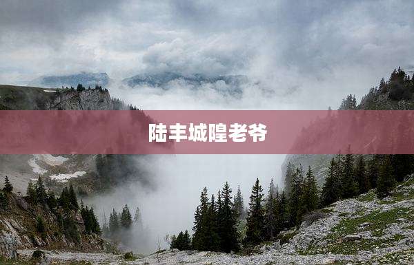 陆丰城隍老爷