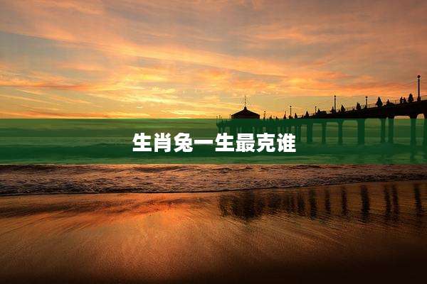 生肖兔一生最克谁