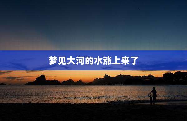梦见大河的水涨上来了
