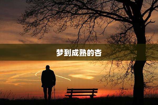 梦到成熟的杏