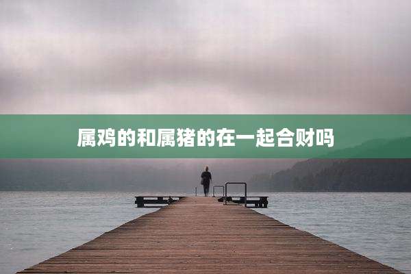 属鸡的和属猪的在一起合财吗
