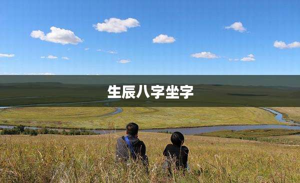 生辰八字坐字