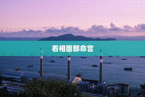 看相面部命宫