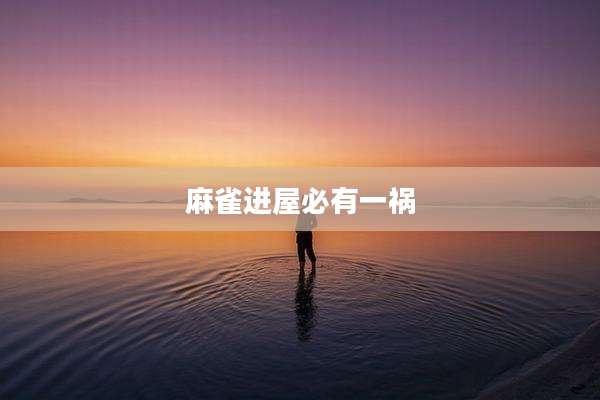 麻雀进屋必有一祸