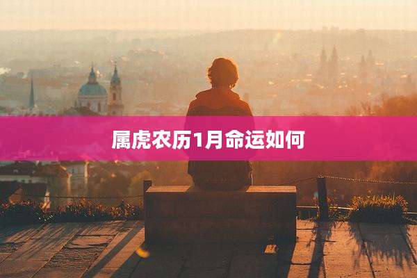 属虎农历1月命运如何