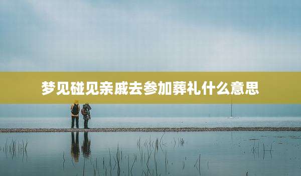 梦见碰见亲戚去参加葬礼什么意思