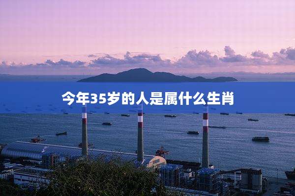 今年35岁的人是属什么生肖