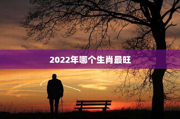 2022年哪个生肖最旺