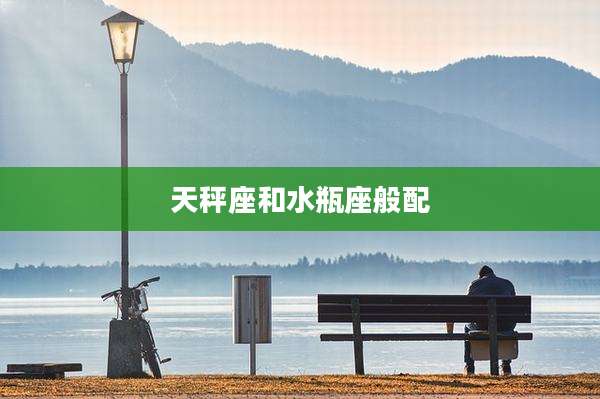 天秤座和水瓶座般配