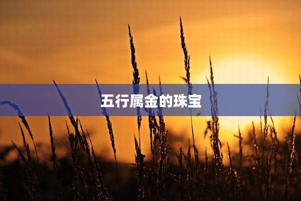 五行属金的珠宝