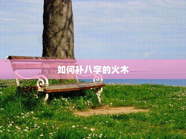 如何补八字的火木