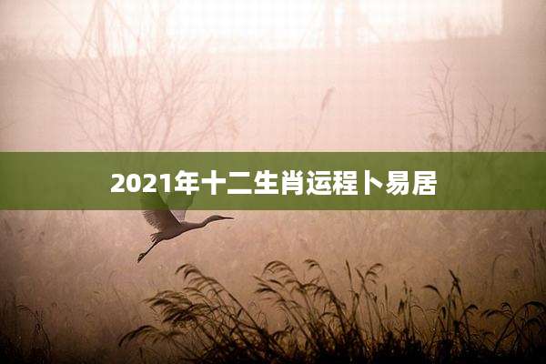2021年十二生肖运程卜易居