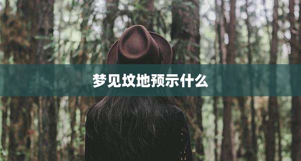 梦见坟地预示什么