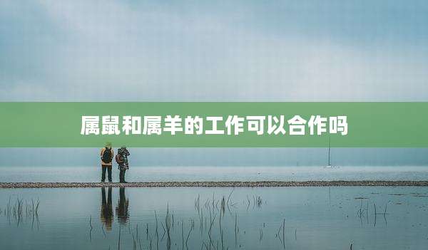 属鼠和属羊的工作可以合作吗