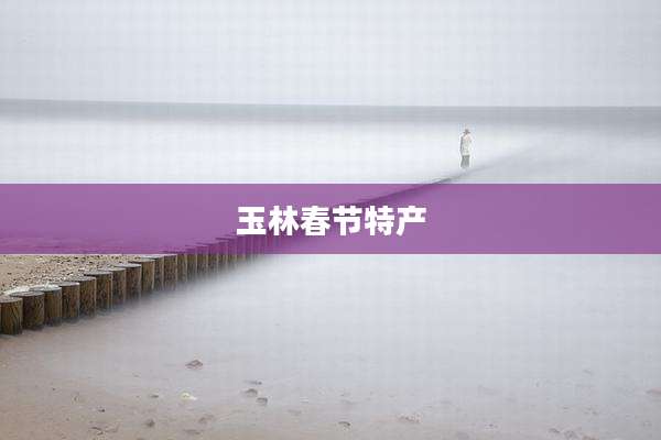 玉林春节特产