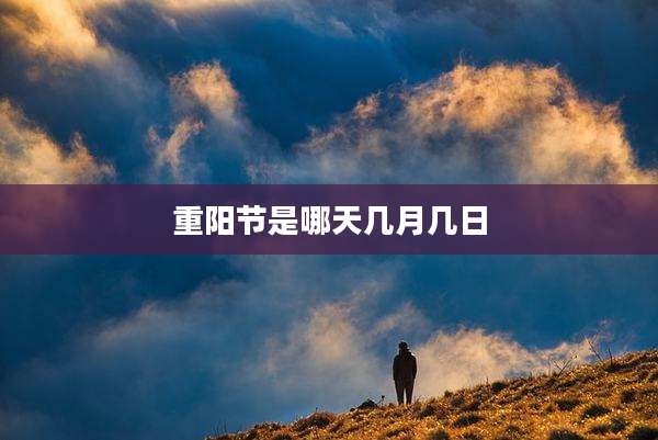 重阳节是哪天几月几日