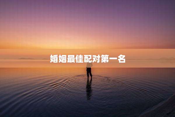 婚姻最佳配对第一名
