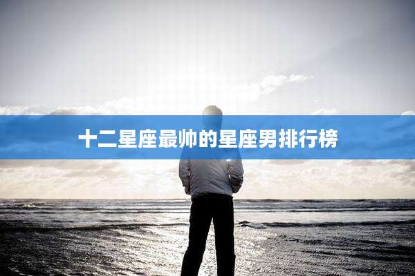 十二星座最帅的星座男排行榜